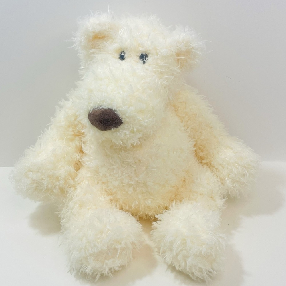 G By GUND Cream Polar Teddy Bear Fuzzy Soft Plush Schlepp Stuffed Animal 18"